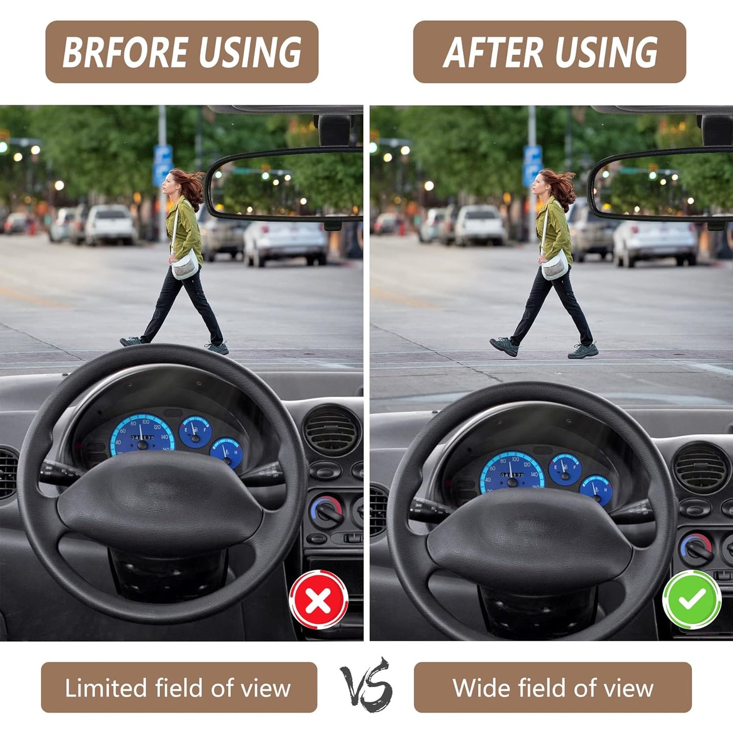 Car Seat Cushion with Back Support Pillow