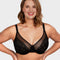 Full Coverage Lace Minimizer Bra - Petal
