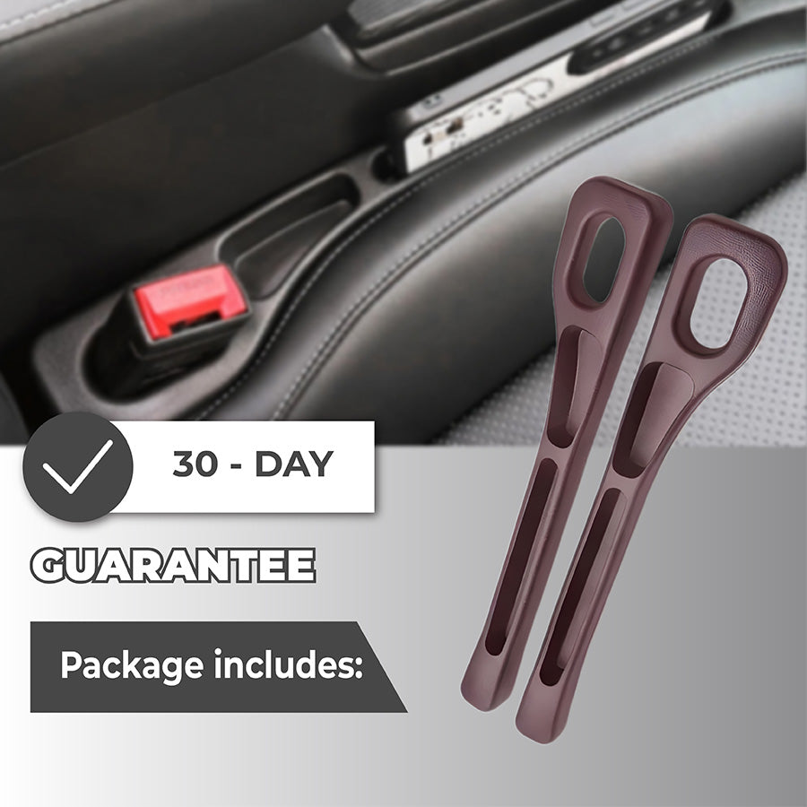 Universal Car Seat Gap Filler Strip – Anti-Drop Pad with Seatbelt Slot