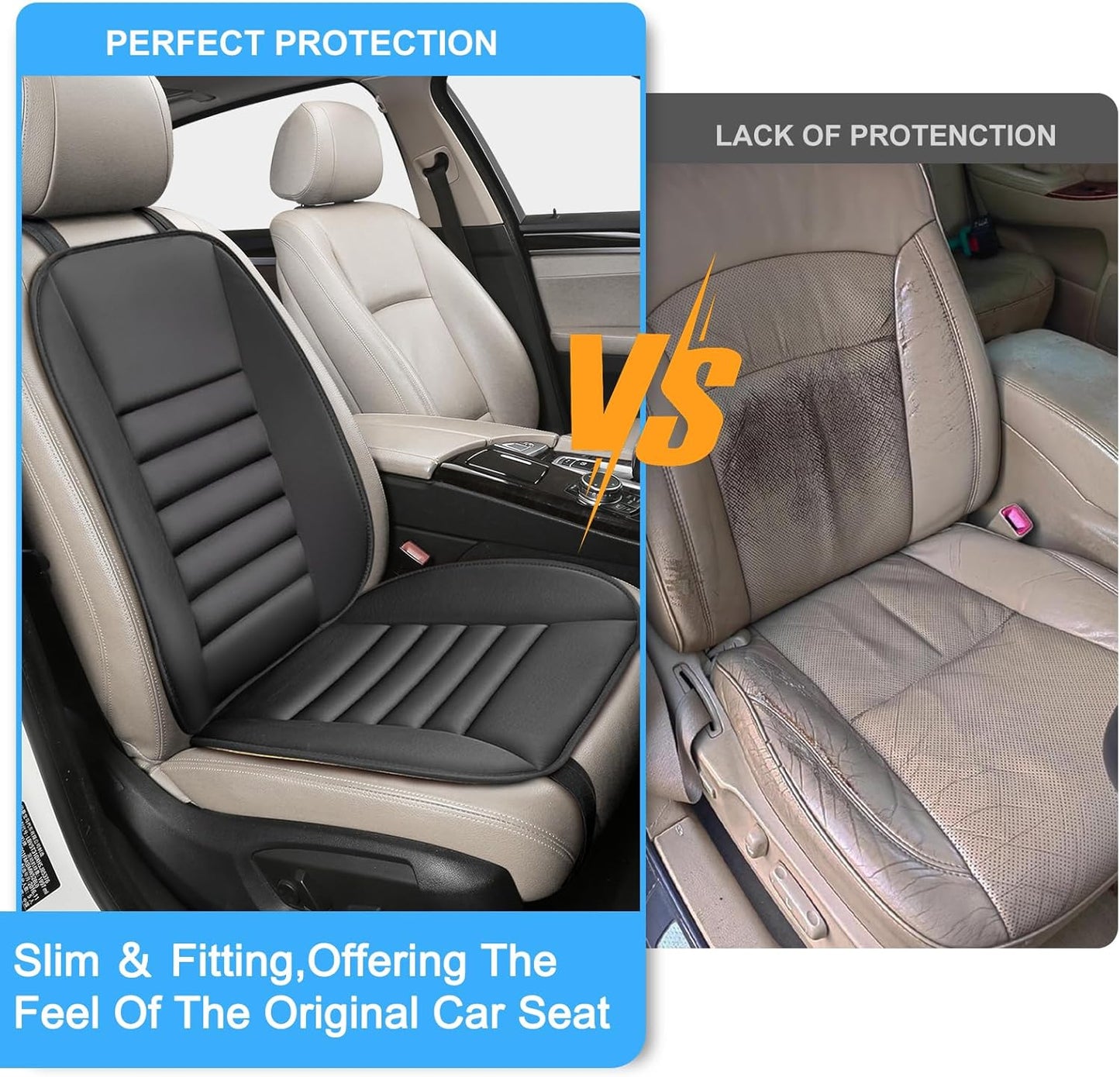 Car Seat Cushion with Back Support Pillow