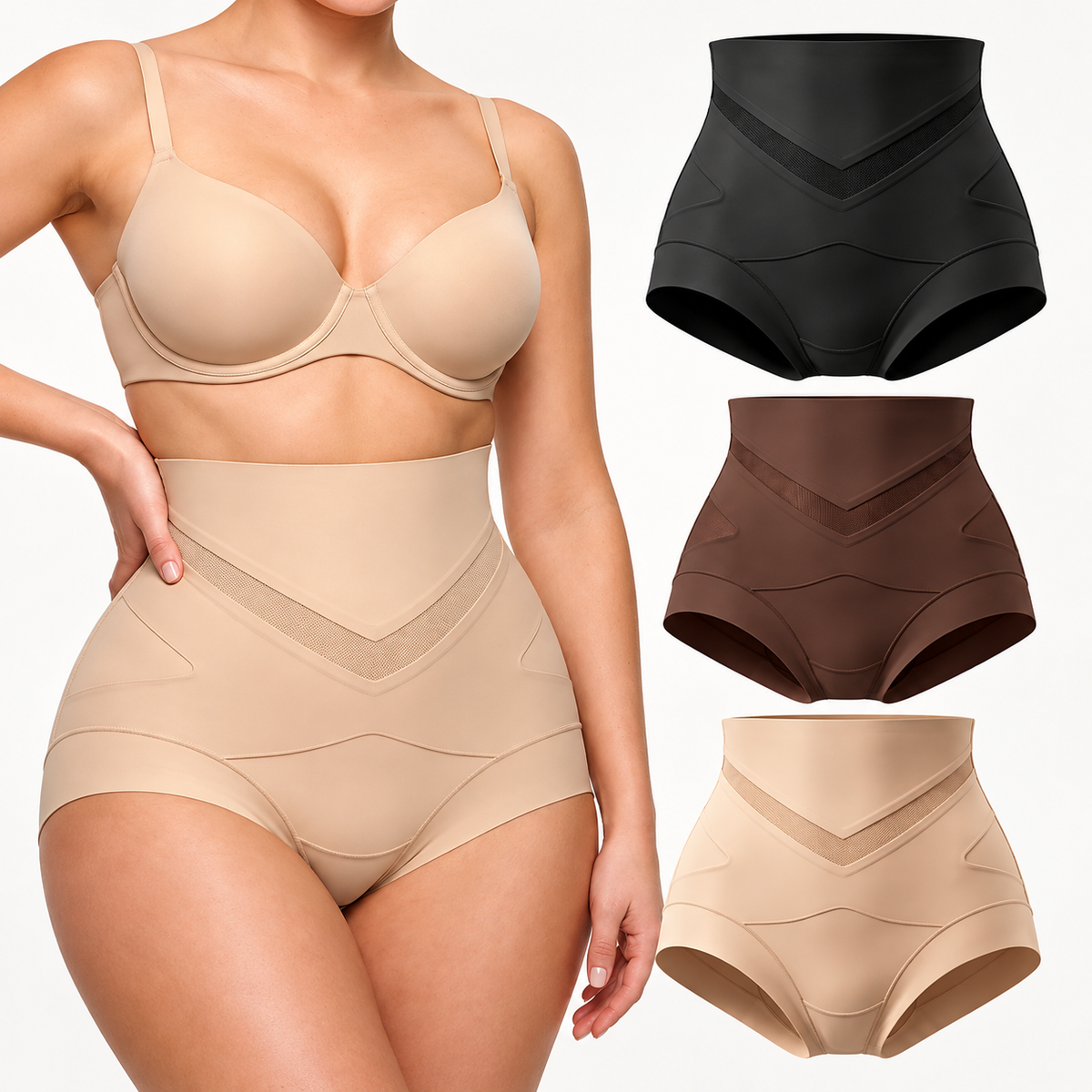 V-Shaped Tummy-Control Sculpting Briefs