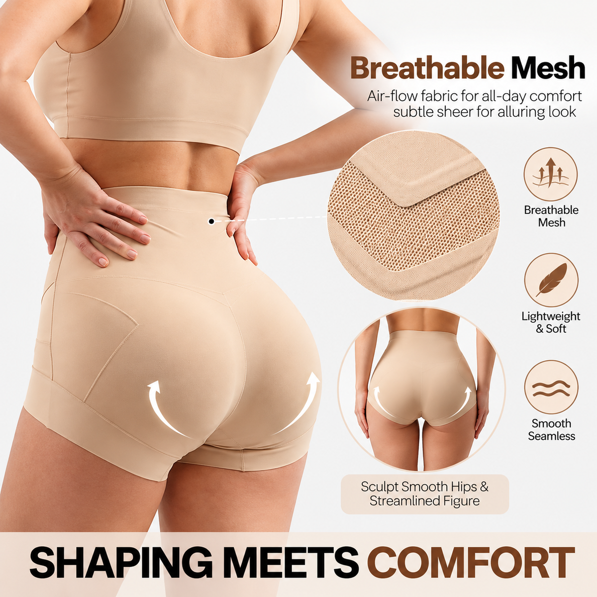 V-Shaped Tummy-Control Sculpting Briefs