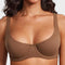 Underwire Support Seamless Unlined Balconette Bra
