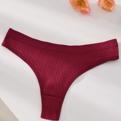 Comfort Seamless Sport Thong Panties (9 Pack)