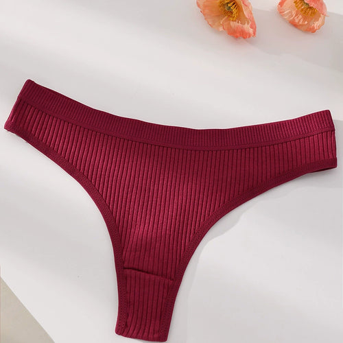 Comfort Seamless Sport Thong Panties (9 Pack)